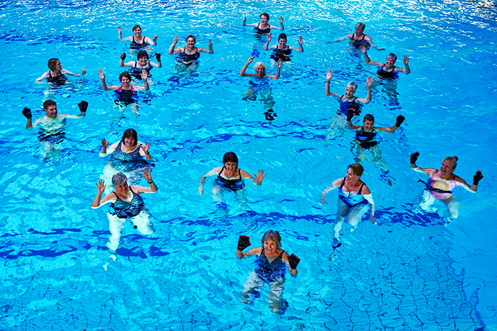 Aqua-Fitness ist ein Sport für den ganzen Körper Aqua-Fitness ist ein Sport für den ganzen Körper